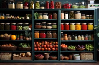 how to organize a pantry with deep shelves